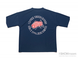 Japan Made Recycle GOLD FISH WIDE Tee - NAVY.<img class='new_mark_img2' src='https://img.shop-pro.jp/img/new/icons5.gif' style='border:none;display:inline;margin:0px;padding:0px;width:auto;' />