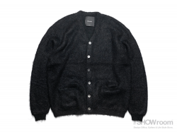 Cloveru Simple Wool Mohair Cardigan. - BLACK<img class='new_mark_img2' src='https://img.shop-pro.jp/img/new/icons5.gif' style='border:none;display:inline;margin:0px;padding:0px;width:auto;' />