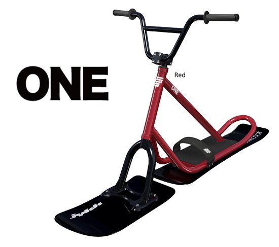 入門モデル】スノースクート SNOWSCOOT ONE ワン red レッド 【軽量