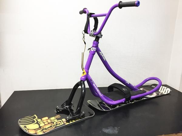 塗装傷あり美品中古】スノースクート SNOWSCOOT STYLE-F パープルカスタム【 お買い得】 - スノースクートオンラインプロショップ  トゥーレイトスポーツ 中古 ニューモデル メンテナンス カスタム レンタル 全国発送 snowscoot online proshop  -toolatesports