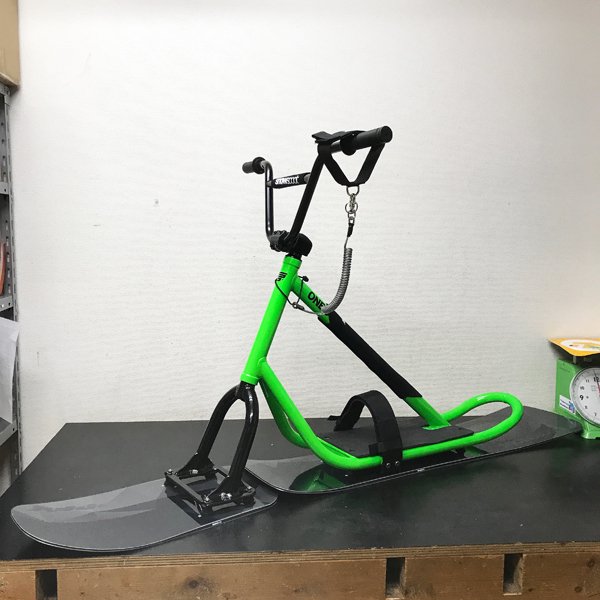 入門ロッカーカスタム】スノースクート SNOWSCOOT ONE-D neon green 