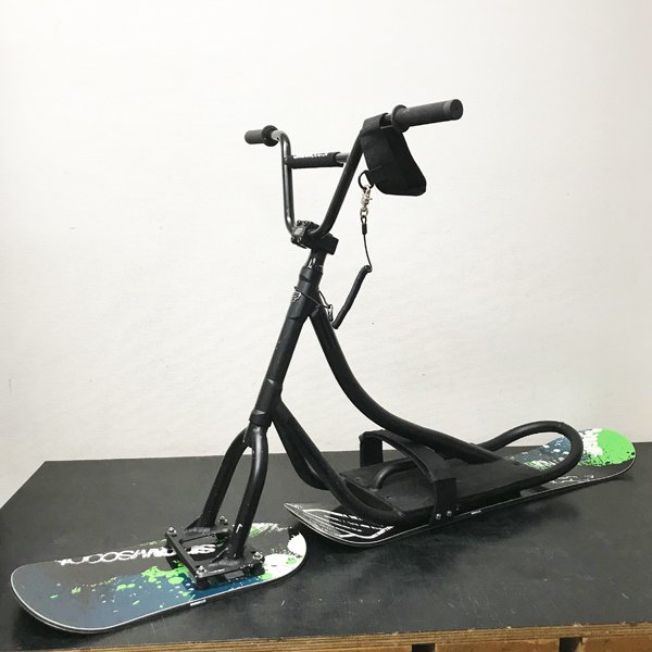 ワイドデッキ中古】スノースクート SNOWSCOOT STYLE-F ブラックX-1ボード カスタム【 非貫通ブッシュ】 - スノースクート オンラインプロショップ トゥーレイトスポーツ 中古 ニューモデル メンテナンス カスタム レンタル 全国発送 snowscoot online  proshop -toolatesports