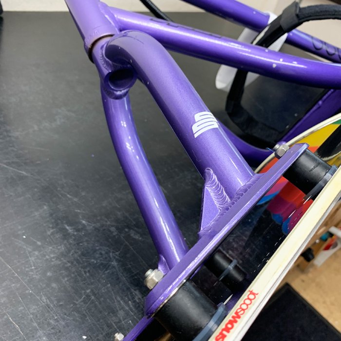 中古入門おすすめ】スノースクート Jykk Japan SNOWSCOOT ONE Plus Purple - スノースクートオンラインプロショップ  トゥーレイトスポーツ 中古 ニューモデル メンテナンス カスタム レンタル 全国発送 snowscoot online proshop  -toolatesports