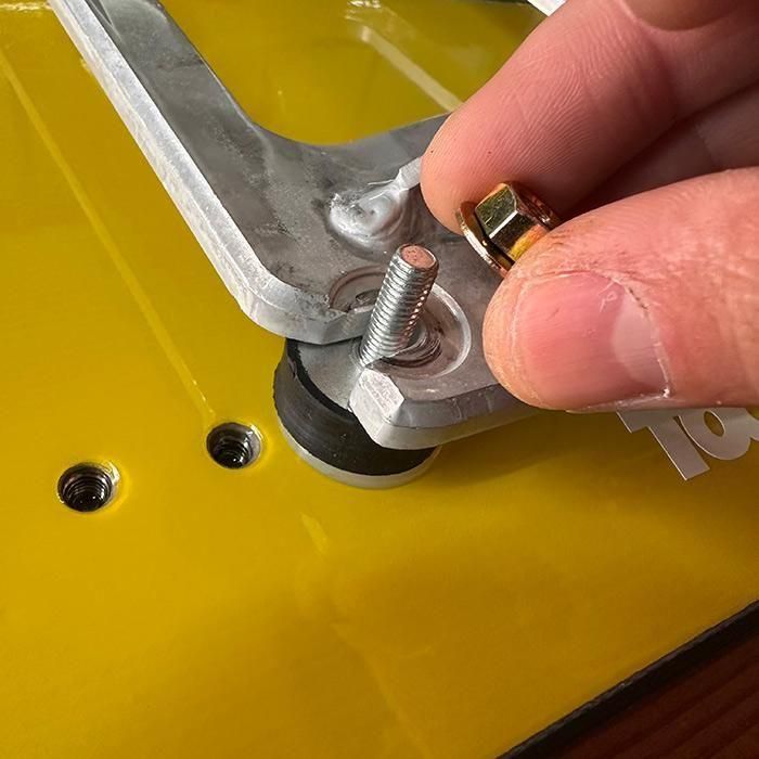 高さ10mm低重心セミハード】スノースクート シンプル非貫通ロウ