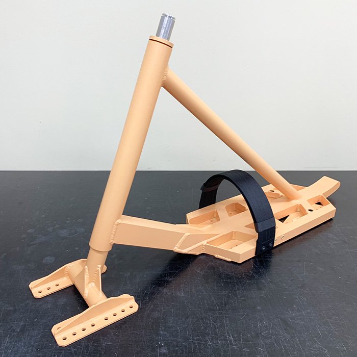 【最新セミオーダーフレーム】スノースクートフレームキット SNOWBIKE TECH スノーバイクテック LABO ラボ  ベージュ【国産】【ヘッドアングル69】【オールボード取り付け仕様】 - スノースクートオンラインプロショップ 中古　ニューモデル　メンテナンス　 カスタム　レンタル 全国発送