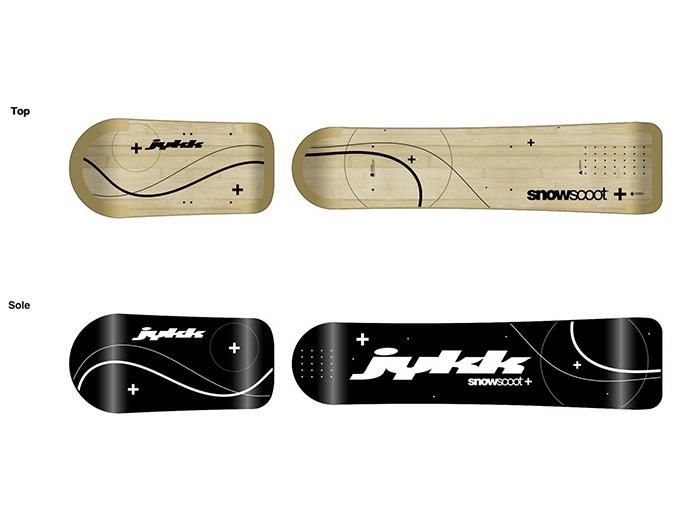 最新入門ボード】スノースクート SNOWSCOOT jykk G1 WOODEN