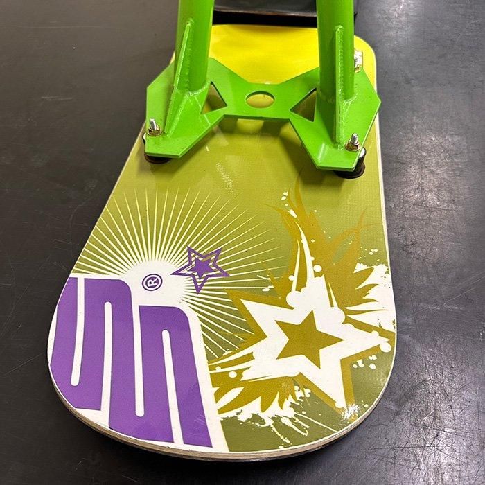 【スノースクート】SNOWSCOOT SUNNフレームモデル　大人用 中古入門モデル】スノースクート SUNN SNOWSCOOT RIDE イエロー