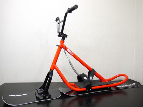 展示品】スノースクート SNOWSCOOT 2015モデル ONE-D Orange【プロ組立