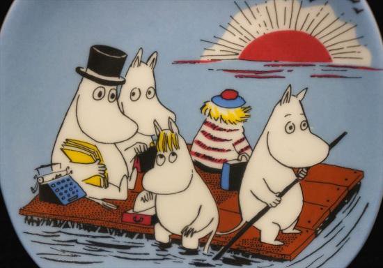 Arabiaアラビア 91-97年製造 ムーミンウォールプレート Moomin Family