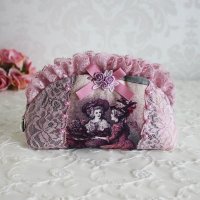 めがねケース メガネケース ルドゥーテローズめがねケース 薔薇柄