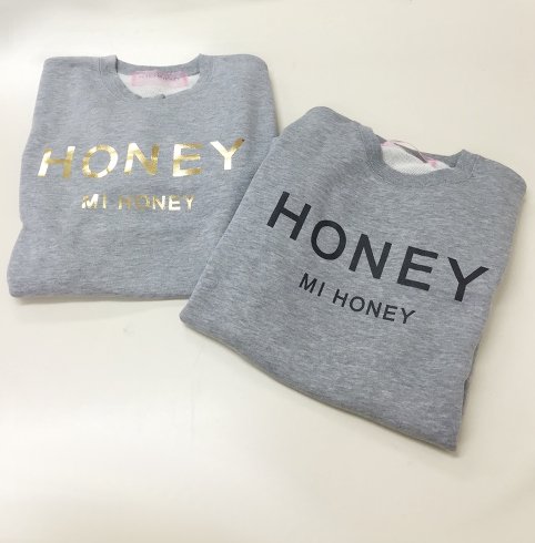 Honey mi Honey (ハニーミーハニー）HONEY×HeartySelect logosweat ...