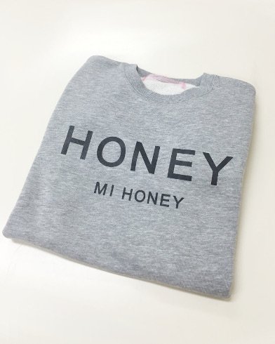 Honey mi Honey (ハニーミーハニー）HONEY×HeartySelect logosweat 【gray】【16A-OG-02b】  スウェット・パーカー sale 22gw - 通販セレクトショップ HeartySelect |