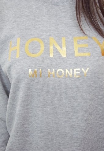 Honey mi Honey (ハニーミーハニー）HONEY×HeartySelect logosweat 【gray】【16A-OG-02b】  スウェット・パーカー sale 22gw - 通販セレクトショップ HeartySelect |