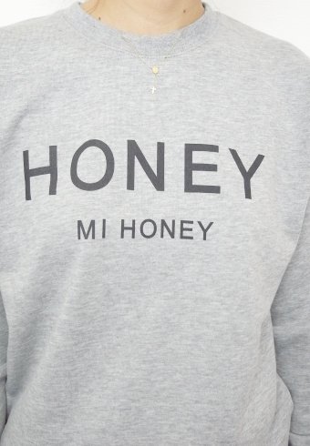 Honey mi Honey (ハニーミーハニー）HONEY×HeartySelect logosweat 【gray】【16A-OG-02b】  スウェット・パーカー sale 22gw - 通販セレクトショップ HeartySelect |