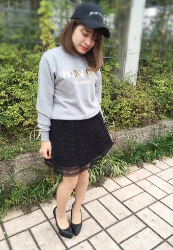 Honey mi Honey (ハニーミーハニー）HONEY×HeartySelect logosweat 【gray】【16A-OG-02b】  スウェット・パーカー sale 22gw - 通販セレクトショップ HeartySelect |