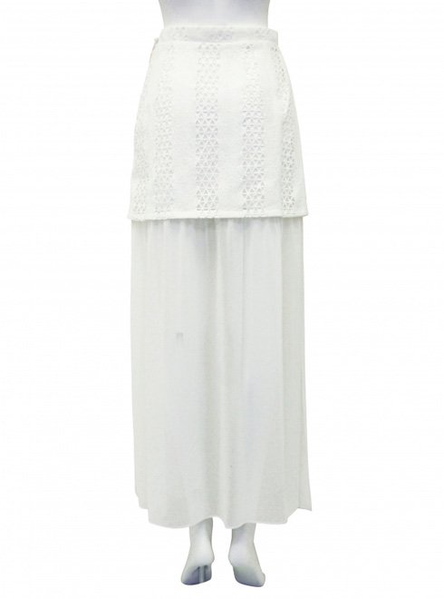 Honey mi Honey (ハニーミーハニー）deformation lace layer skirt .【17S-TA-38】  ロング・マキシスカート sale 22gw - 通販セレクトショップ HeartySelect |