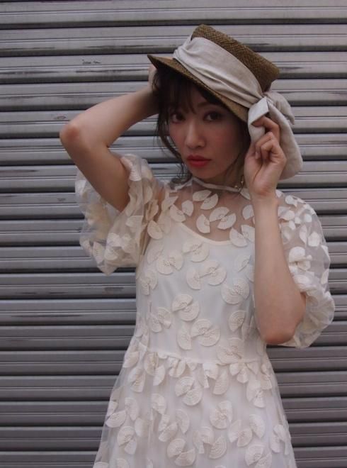 Honey mi Honey (ハニーミーハニー）design tulle one-piece .【17S-TA ...