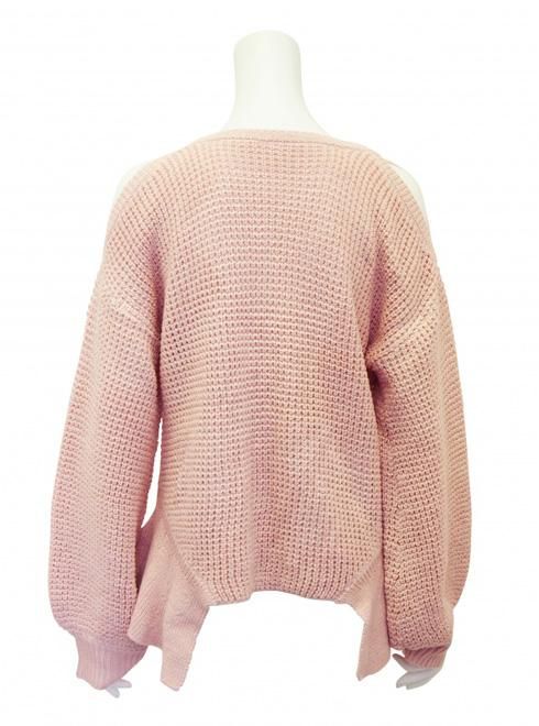honey mi honey ハニーミーハニー トップス Honey mi Honey (ハニーミーハニー）cutout knit tops 17秋冬