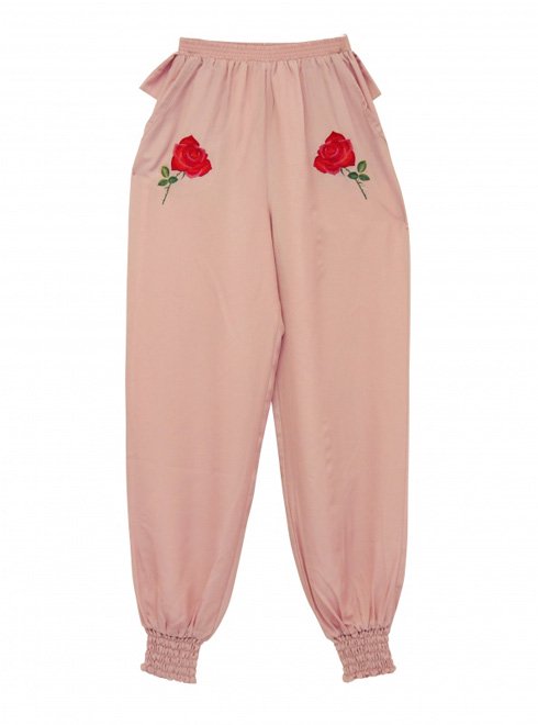 Honey mi Honey (ハニーミーハニー）satin rose pants 17秋冬【17A-WV-07】 パンツ sale 22gw -  通販セレクトショップ HeartySelect | TODAYFUL.snidel.CELFORD.converse.Enasoluna等正規取扱　 大阪...