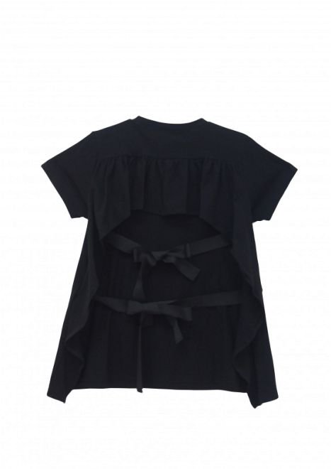 Honey mi Honey (ハニーミーハニー）backribbon T-shirt 18春夏.【18S