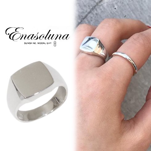Enasoluna(エナソルーナ）Signature ring 'Silver'【RG-1396】 リング 　セール 22gw -  通販セレクトショップ HeartySelect | TODAYFUL.SNIDEL.CELFORD.COCODEAL等正規取扱　大阪枚方くずは
