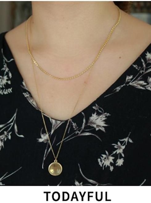 TODAYFUL(ȥǥե<br>Flat Chain NecklaceSilver92523ղ4 11820990ۥͥå쥹