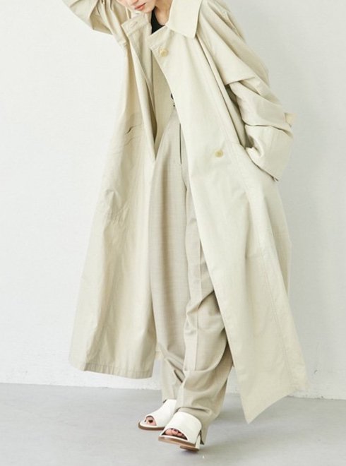 TODAYFUL (トゥデイフル)Tuck Over Trenchcoat 22春夏2 【12010002 12210005】トレンチコート -  通販セレクトショップ HeartySelect | TODAYFUL.snidel.CELFORD.converse.Enasoluna等正規取扱  大阪枚方くずは