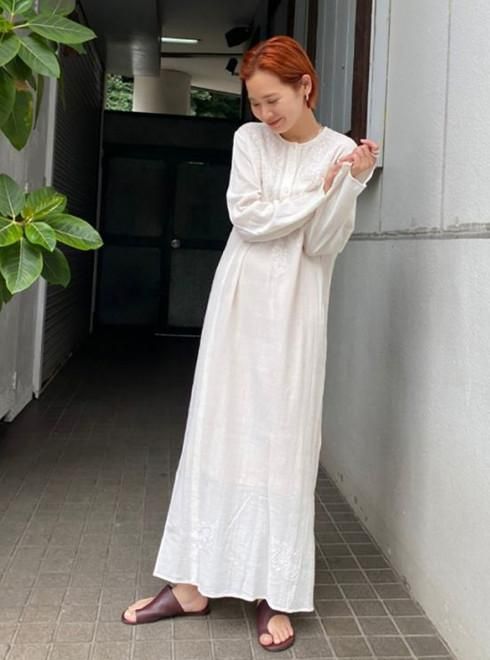 Todayful トゥデイフル Embroidery Gauze Dress 秋冬予約2 マキシワンピース 入荷予定 1月中旬 通販セレクトショップ Heartyselect Todayful Snidel Celford Converse Enasoluna等正規取扱 大阪枚方くずは