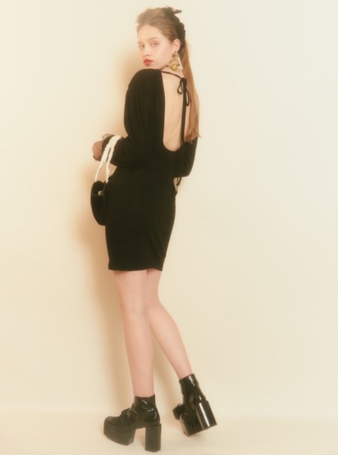 Honey mi Honey (ハニーミーハニー）back open lib two-piece 20秋冬