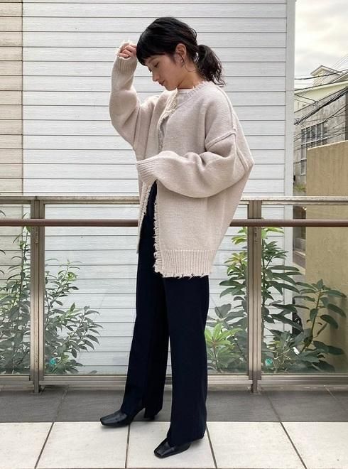 TODAYFUL (トゥデイフル）Lowgauge Knit Cardigan20秋冬.【12020536