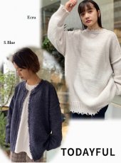 TODAYFUL (トゥデイフル）Cottonlinen Over Knit 23春夏【12310513