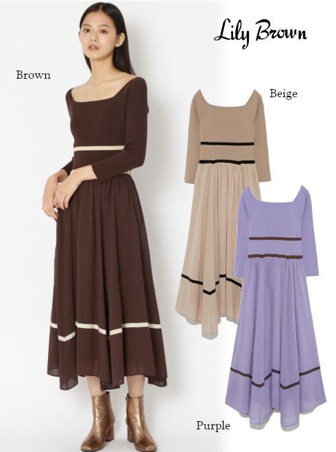 Lily Brown リリーブラウン ニット布帛ドッキングワンピース 秋冬 Lwno5059 マキシワンピース 通販セレクトショップ Heartyselect Todayful Snidel Celford Converse Enasoluna等正規取扱 大阪枚方くずは Lily Brown リリーブラウン ニット布帛ドッキングワンピース 秋冬 Lwno5059 マキシワンピース 通販セレクトショップ Heartyselect Todayful Snidel Celford Converse Enasoluna等正規取扱 大阪枚方くずは