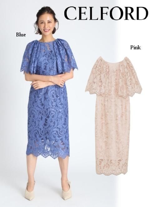 Celford セルフォード コードレースフレアスリーブワンピース 秋冬 予約 Cwfo5018 フレアワンピース 入荷予定 11月中旬 通販セレクトショップ Heartyselect Todayful Snidel Celford Converse Enasoluna等正規取扱 大阪枚方くずは