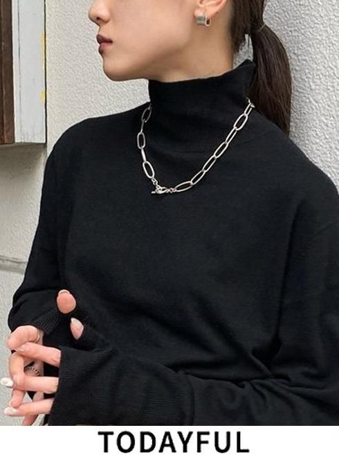 TODAYFUL (ȥǥե<br>Oval Chain Necklace (Silver925)  23ղͽ2 12110927 12990909ۥͥå쥹   ٻ3~