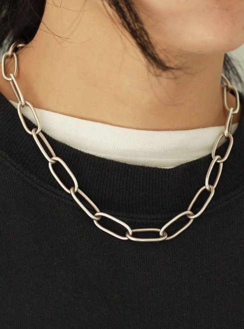 todayful 】Oval Chain Necklace 布袋付-