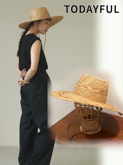 高さ約10センチTODAYFUL MOROCA African Hat - 麦わら帽子