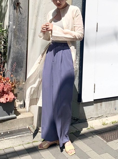 TODAYFUL トゥデイフル Georgette Rough Trousers