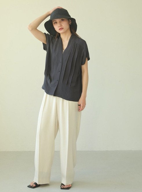 TODAYFUL (トゥデイフル）Georgette Rough Trousers 21春夏.【12110726 
