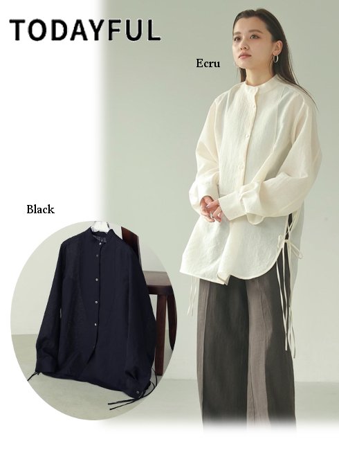 男女兼用 トゥデイフル Slub Shirts Dress - シャツ/ブラウス(七分/長袖)