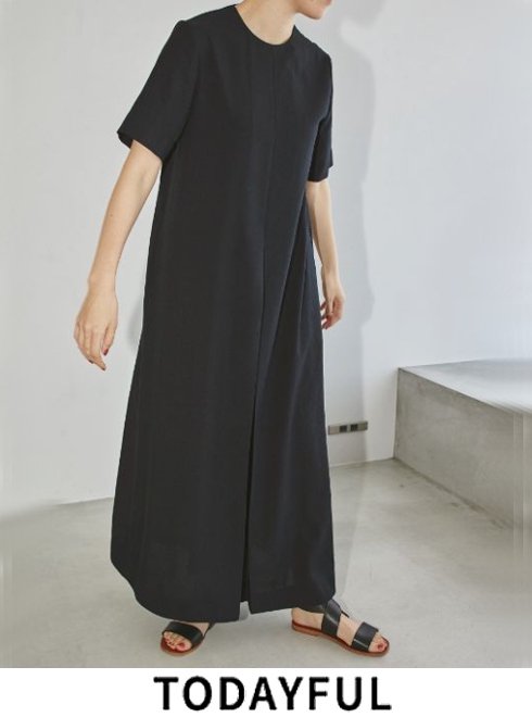 フロントに TODAYFUL - Halfsleeve Tuck Dress todayfulの通販 by sss