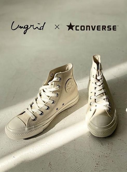 Ungrid アングリッド Ungrid Converse Leather All Star Us Hi 21春夏 予約 入荷予定 4月中旬 通販セレクトショップ Heartyselect Todayful Snidel Celford Converse Enasoluna等正規取扱 大阪枚方くずは Ungrid アングリッド Ungrid Converse Leather All Star Us Hi 21春夏 予約 入荷予定 4月中旬 通販セレクトショップ Heartyselect Todayful Snidel Celford Converse Enasoluna等正規取扱 大阪枚方くずは