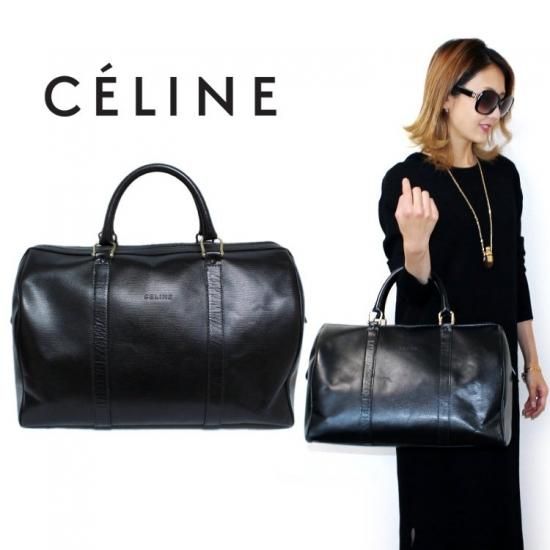 Celine セリーヌ ヴィンテージレザーボストンバッグ ブラック Vintage By Rilish ランクba ハンド ショルダーバッグ 通販セレクトショップ Heartyselect Todayful Snidel Celford Converse Enasoluna等正規取扱 大阪枚方くずは