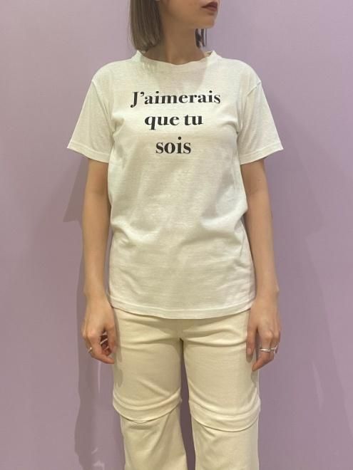 Honey Mi Honey ハニーミーハニー French Message T Shirt 21春夏 予約 21s Vg 08 Tシャツ 入荷予定 4月中旬 通販セレクトショップ Heartyselect Todayful Snidel Celford Converse Enasoluna等正規取扱 大阪枚方くずは