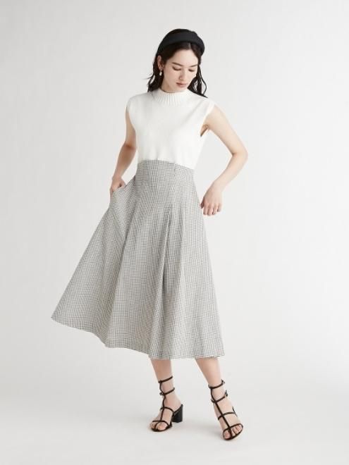 人気の新作 新品タグ付き☆CELFORD コンビ ワンピース ライトグレーる