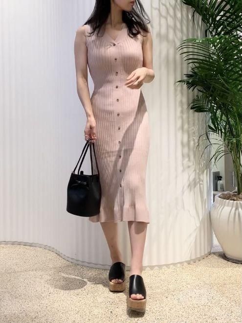 Snidel スナイデル Organicsナローニットワンピース21春夏 Swno2122 タイトワンピース 夏受注会 通販セレクトショップ Heartyselect Todayful Snidel Celford Converse Enasoluna等正規取扱 大阪枚方くずは