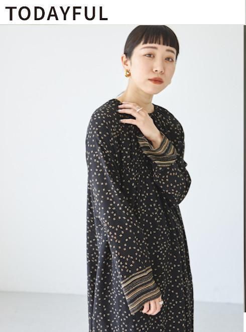 Todayful トゥデイフル Dot Pattern Dress 21秋冬 マキシワンピース 通販セレクトショップ Heartyselect Todayful Snidel Celford Converse Enasoluna等正規取扱 大阪枚方くずは