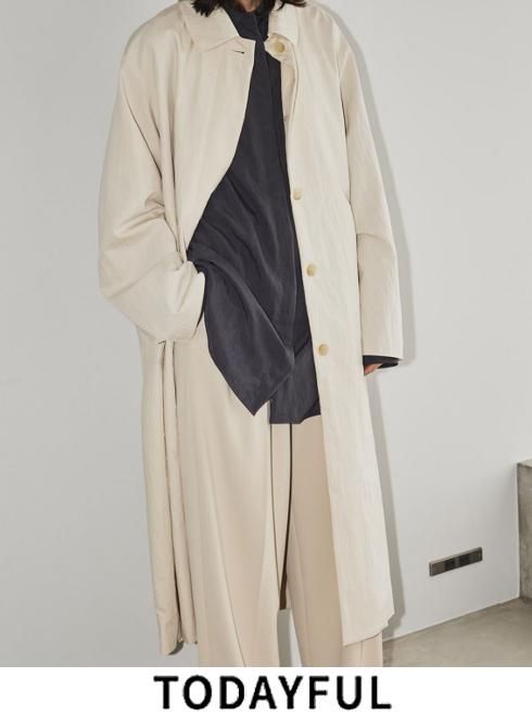 TODAYFUL (トゥデイフル）Soutiencollar Over Coat★ 24春夏予約2 【12120001】トレンチコート  入荷時期：2月中旬~ - 通販セレクトショップ HeartySelect |