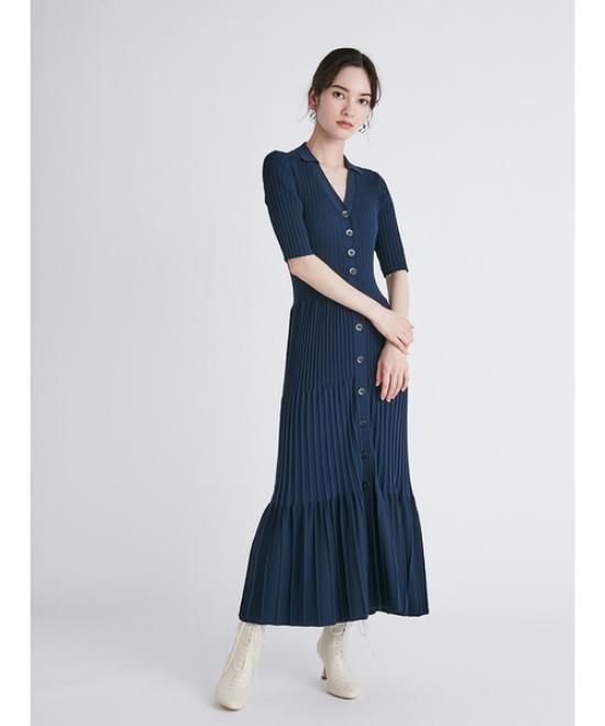 Celford セルフォード 衿付リブニットマーメイドワンピース 21秋冬 Cwno タイトワンピース 通販セレクトショップ Heartyselect Todayful Snidel Celford Converse Enasoluna等正規取扱 大阪枚方くずは
