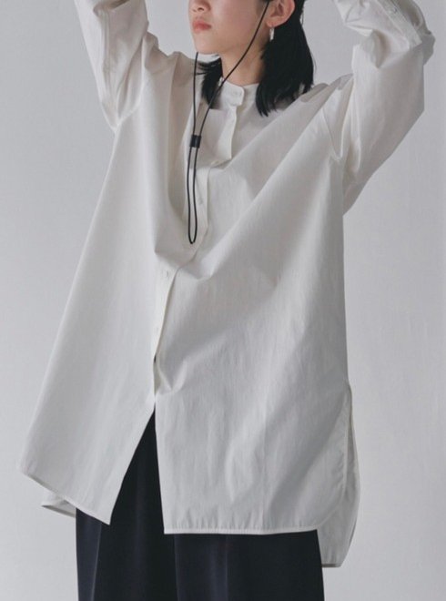 todayful Standcollar Tunic Blouse シャツ