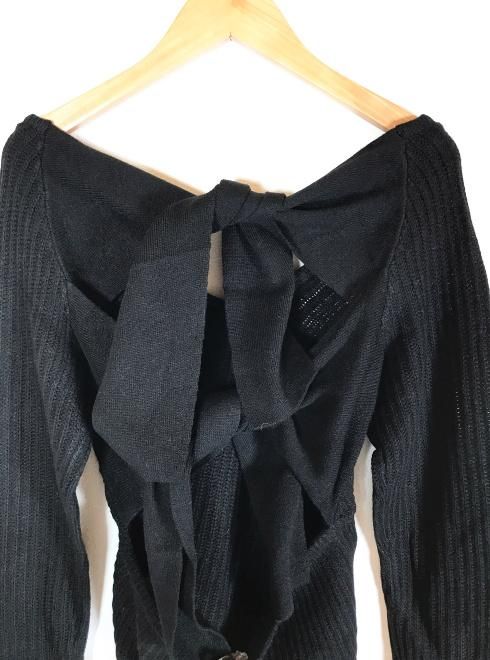 Honey mi Honey (ハニーミーハニー）double ribbon cable knit 21秋冬